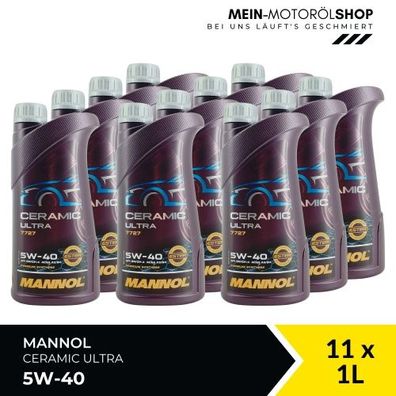 Mannol Ceramic Ultra 5W-40 11x1 Liter