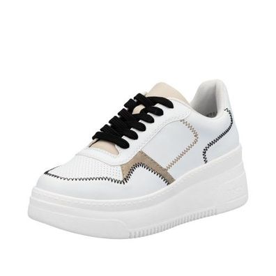 Rieker Sneaker Low - Weiß Kunstleder