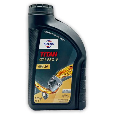 1 L Fuchs Titan GT1 Pro V 0W-20 | VOLVO VCC RBS0-2AE | ACEA C5 | API SP |Motoröl