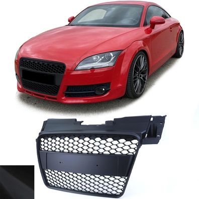 Sport Kühlergrill ohne Emblem Wabendesign für Audi TT 8J Vorfacelift 2006-2010