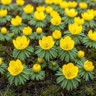 Exotenherz Blumenzwiebeln - Kilikischer Winterling Eranthis Cilicica (25 Stück)