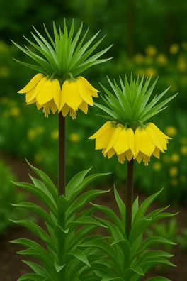 Exotenherz Blumenzwiebeln - Kaiserkrone Fritillaria 'Lutea' ( 5 Stück)