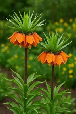 Exotenherz Blumenzwiebeln - Kaiserkrone Fritillaria `Garland Star` (5 Stück)