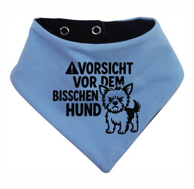 Hunde Halstuch Multicolor Vorsicht vor dem bisschen Hund