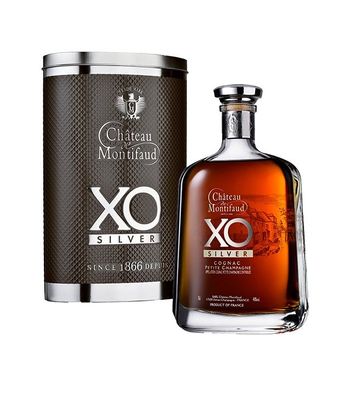 Château Montifaud XO Silver Cognac (40 % vol, 0,7 Liter)
