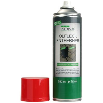KOKA Ölfleck-Entferner Spray Dose Öl Fleckentferner Bindemittel Ölfleckentferner