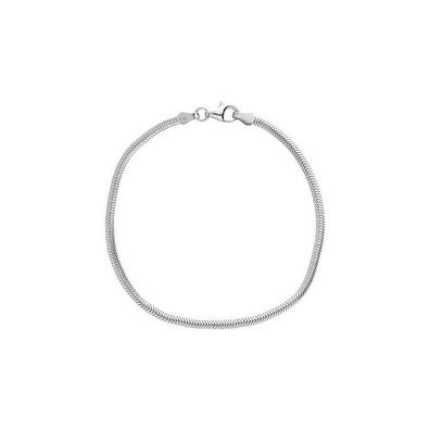 Armkette 16 cm - Silber - Schlangen Muster flach