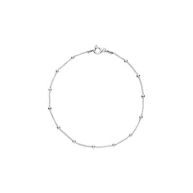 Armkette 16 cm - Silber - Kugel Muster