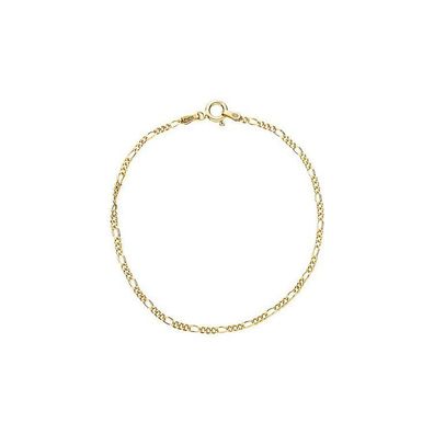 Armkette 16 cm - Silber vergoldet - Figarokette