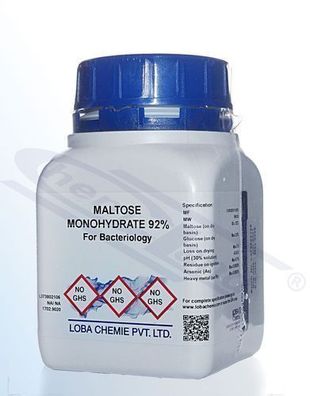 D( + )-Maltose 1 Hydrat 92% Loba op.250 g