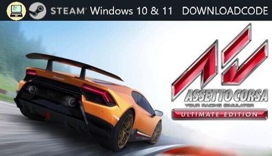 NEU PC Computer Spiel Assetto Corsa Ultimate Edition für Windows 10 11 STEAM Key