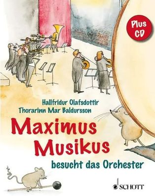 Maximus Musikus besucht das Orchester | Hallfridur Olafsdottir | Buch | Audio-CD