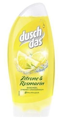 Duschdas Zitronenfrische & Rosmarin Duschgel, 250ml - Belebend und Erfrischend