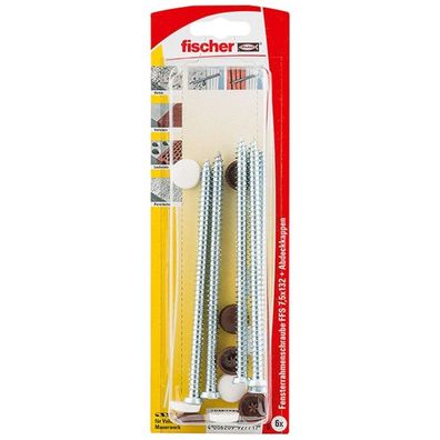 fischer Fensterrahmenschraube FFS 7,5 x 132 T30 (6 St&#195; #188; k)