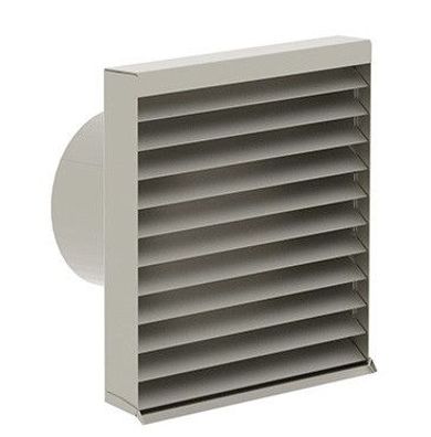 Kermi x-well Wetterschutzgitter NW 125, Edelstahl - Y2401125003K