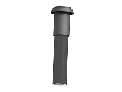 Kermi x-well Dachhaube NW 160/180, gedämmt, schwarz, extra lang - Y2402160003K