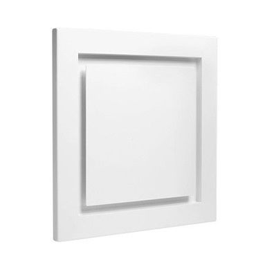 Kermi x-well Zu-/Abluftdurchlass SEA302 quadratisch aus Metall, weiß, NW 125 - Y24031