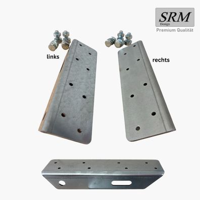 Stufenkonsole für Treppen - Wand- oder Wangenmontage, Stufenhalter für DIY Treppenstu