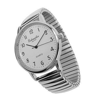 Herrenuhr Eichmüller Analog Zugband Silberfarben 27318