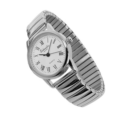 Eichmüller analoge Damenuhr Ø 26mm Zugband Silberfarben 27323