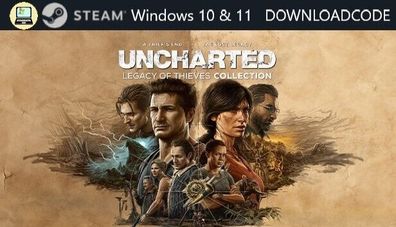 NEU PC Computer Spiel Uncharted Legacy of Thieves Coll. für Windows 10 11 STEAM