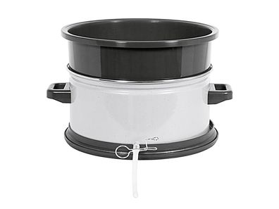 Kochstar Saftgewinner Kombi-Set Ø35cm steingrau/weiß