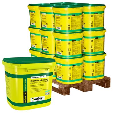 18x weber. tec Superflex D24 Reaktivabdichtung - 432kg