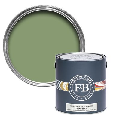 Farrow & Ball Dead Flat - robuste matte Wandfarbe mit 2% Glanz 5 Liter