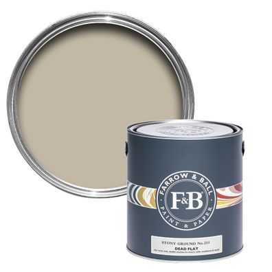Farrow & Ball Dead Flat - robuste matte Wandfarbe mit 2% Glanz 2,5