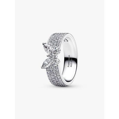 Ring 52 - Sterlingsilber - Schmetterling Steine