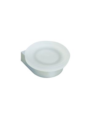 VIGOUR Seifenhalter Derby V3 mit Glas verchromt - V3DESH