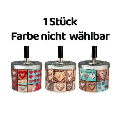 Angelo Schleuderaschenbecher - Metall Herz Ø 9cm, nicht wählbar