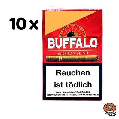 Buffalo American Blend Filterzigarillos 10x 17 Stück - 1 Stange