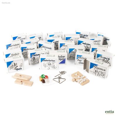 24 Geduldspiele - vielfältiges Knobeln