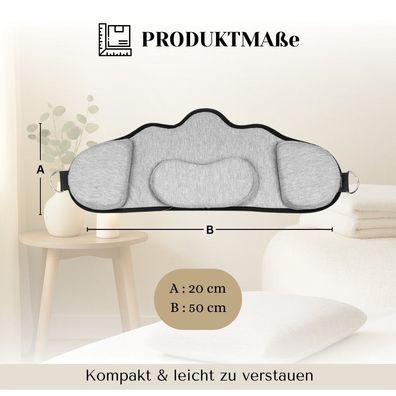 Nackenstütze, Nackenstreckung, Nackenstrecker zur Dekompression bei Ermüdung