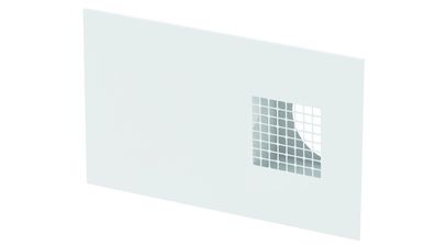Kombi-Außenwandgitter ComfoEdge Dupla DN160, Außenluft links, weiß, RAL 9016 von Zehn
