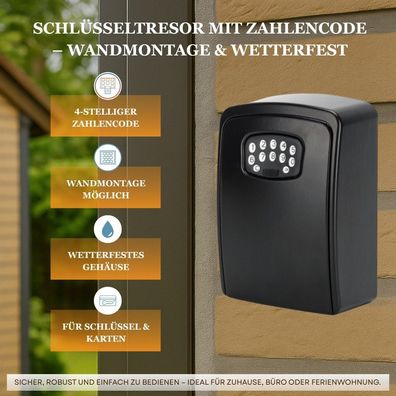 Mini-Schlüsselsafe mit Bluetooth und App