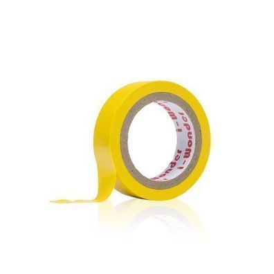 Rosfix Isolierband Gelb 10 m – PVC 0,13 mm Stärke | 16 mm Breite, 80°C