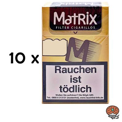 Matrix V (Vanilla) Filterzigarillos 10x 17 Stück - 1 Stange
