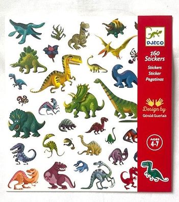 DJECO*160 * Deko*Sticker*Aufkleber*Dinosaurier