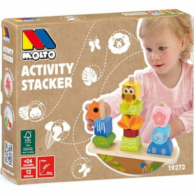 Baby-Spielzeug Moltó Activity Stacker Holz