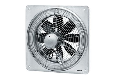 Axial-Wandventilator DZQ 20/2 B quadrat. Wandplatte, Drehstrom, DN200 von Maico - 008