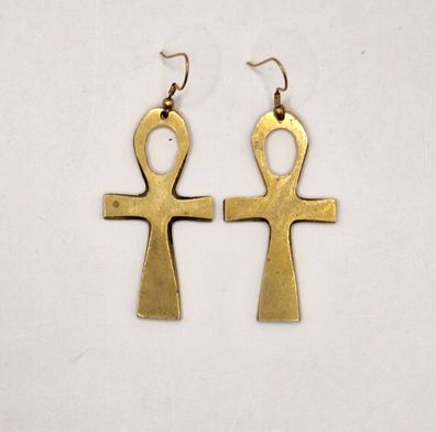 Bronze Statement-Ohrringe Verschiedene Modelle Vintage Schmuck für Damen & Herren