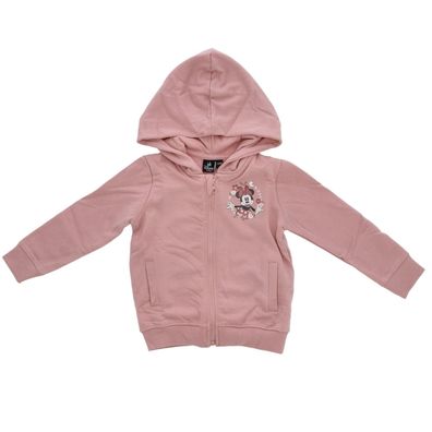 Disney Minnie Mouse Baby Sweatjacke mit Kapuze aus Baumwolle – weicher Hoodie für