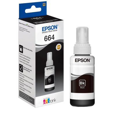 Epson C13T664140 Epson Tinte schwarz T 664 70 ml T 6641