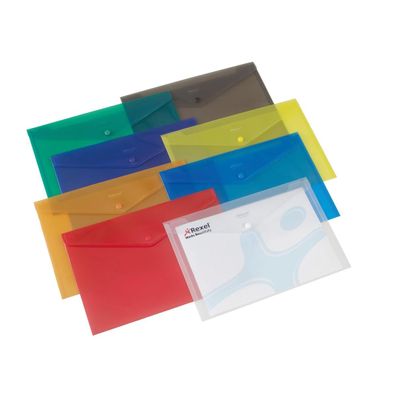 25x Rexel 16128AS Dokumententasche Folder, DIN A4, sortiert