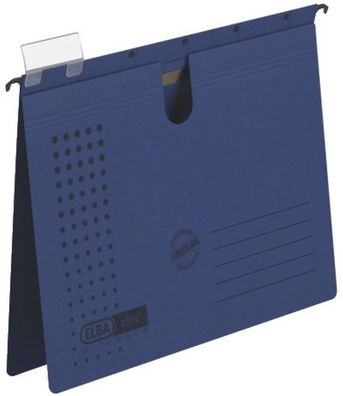 Elba 100560164 Hängehefter chic ULTIMATE® - Karton (RC), 240 g/qm, A4, dunkelblau, 5