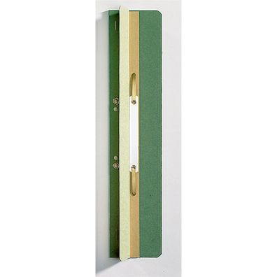 25x LEITZ 3726-00-55 Heftrü?cken, 65 x 305 mm, Manilakarton, gr?ün, mit