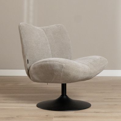 Bronx71 Sessel Lise drehbar Chenille taupe
