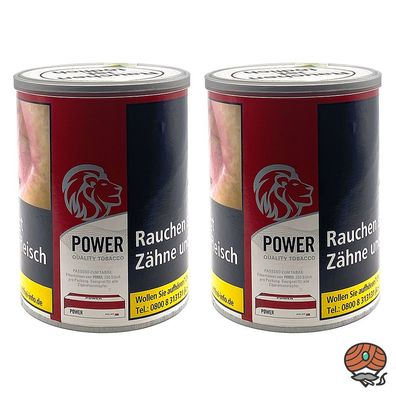 Power Quality Tobacco Feinschnitt-Tabak Dose 2x 150g
